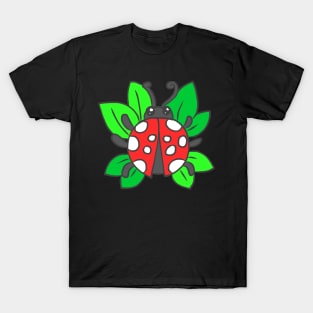 Ladybug Adoniskäfer cockchafer lucky ladybug luck T-Shirt